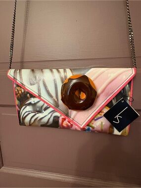 Kent Stetson Donut purse/clutch NWT